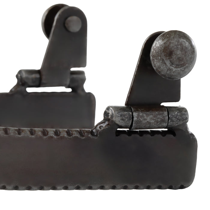 Ladies' Western Spurs with Plain Buffed Brown Band