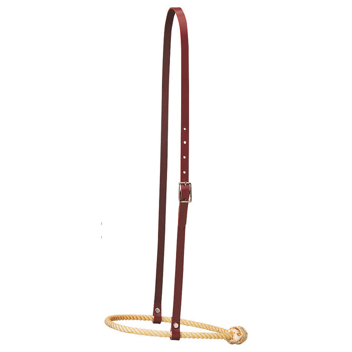 Leather Cavesson with Rope Noseband
