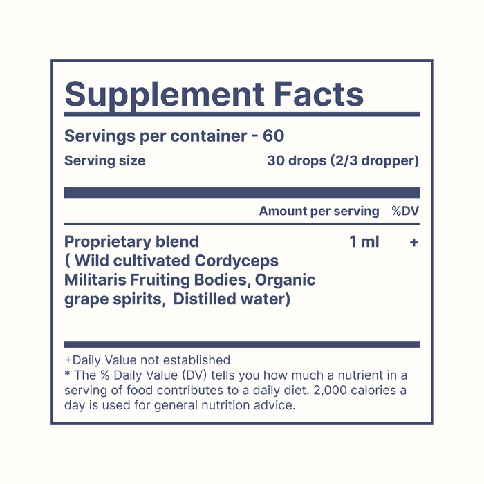 mEnergizer | Cordyceps Militaris Fruiting Bodies Tincture
