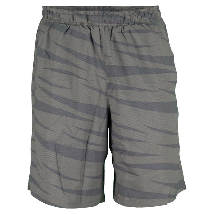 Asics Men's 2-n-1 Tennis Shorts - Black & Gray