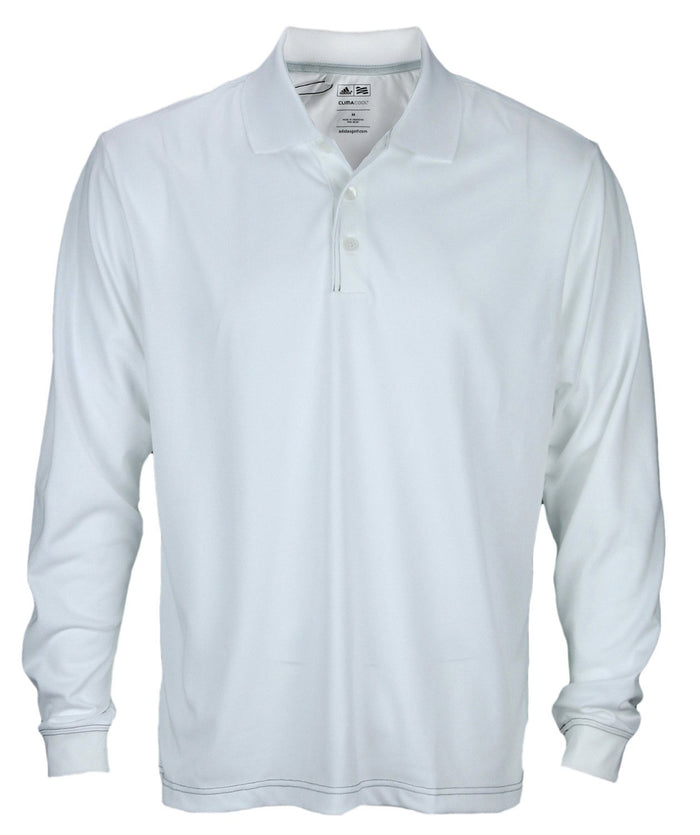 Adidas Men's ClimaCool Long Sleeve Pique Polo, Color Options