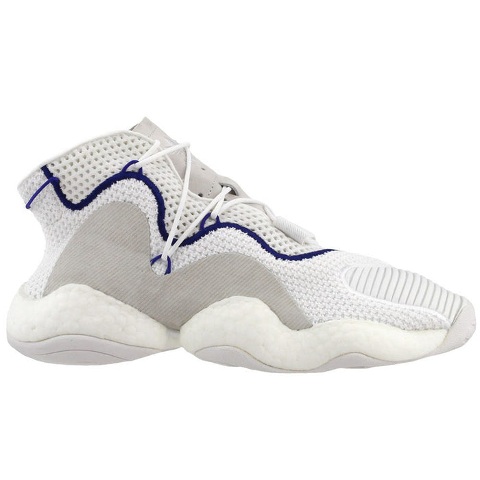 Adidas Men's Crazy BYW Sneaker Shoes, White/Purple
