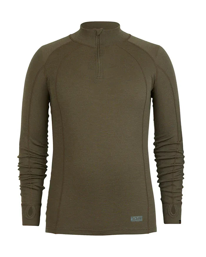 XTM Performance Men's Thermal Top Kalamata / S Men's Merino 230 Wool Zip Neck Thermal Top MM003-KMA-S
