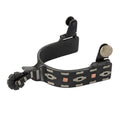 Men's Spur with German Silver Aztec Trim and Copper Dots