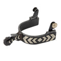Men's Spur with German Silver Chevron Trim