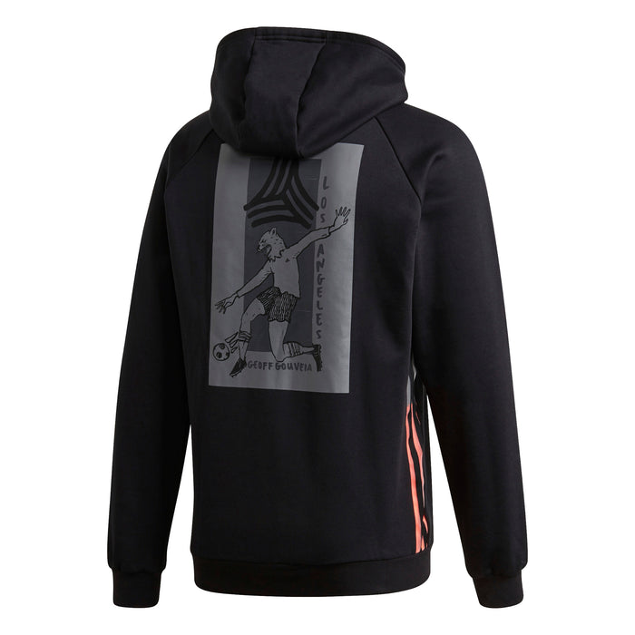 Adidas Men's TAN Geoff Gouveia Soccer Hoodie, Black