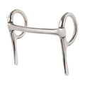Miniature Half Cheek Driving Bit, 3-1/2" Mullen Mouth, Nickel Plated