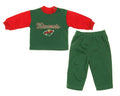 Minnesota Wild NHL Hockey Baby Infant Sweatshirt & Sweatpants Set - Green / Red
