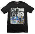 MLB Youth Milwaukee Brewers Star Wars Main Character T-Shirt, Black