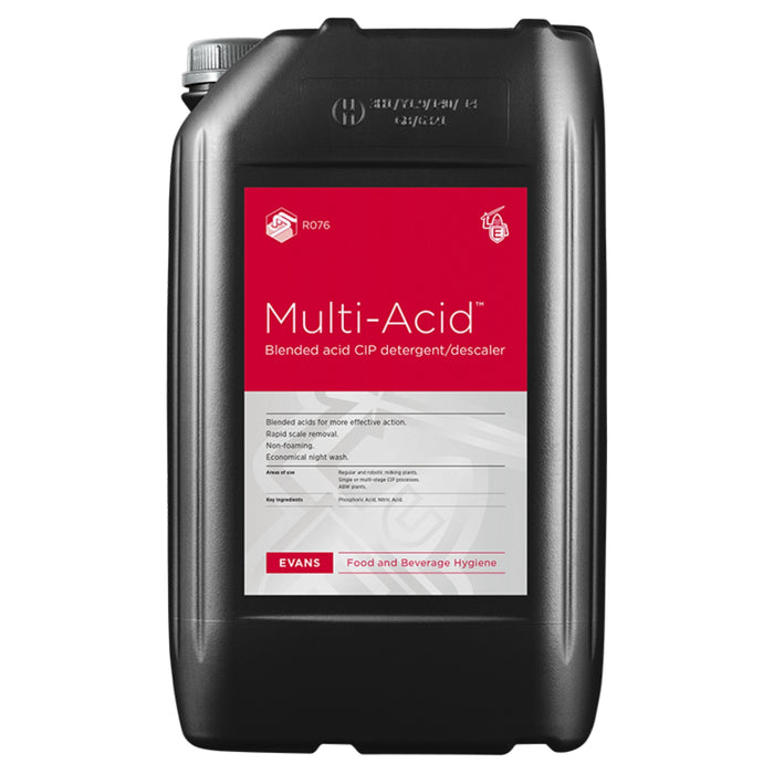 Multi-Acid™ Blended Acid Detergent/Descaler | 25L, 200L & 1000L