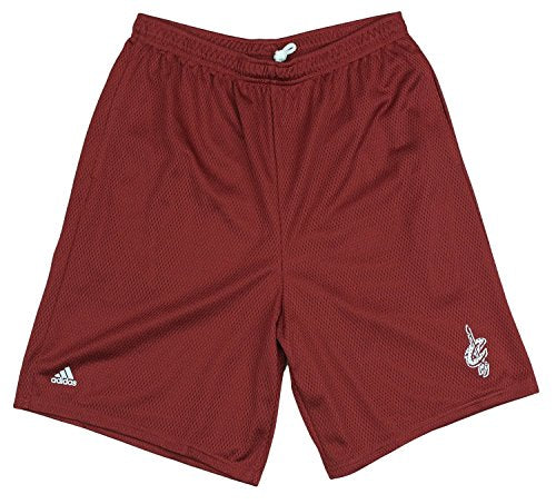 Adidas NBA Men's Cleveland Cavaliers Basketball Mesh Shorts, Wine