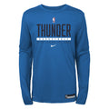 Nike NBA Youth (8-20) Oklahoma City Thunder Practice Long Sleeve T-Shirt