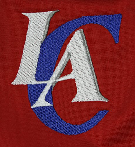 Adidas NBA Youth Boy's Los Angeles Clippers 3-Stripe Track Pants, Red