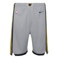 Nike NBA Youth Cleveland Cavaliers City Edition Swingman Shorts, Grey