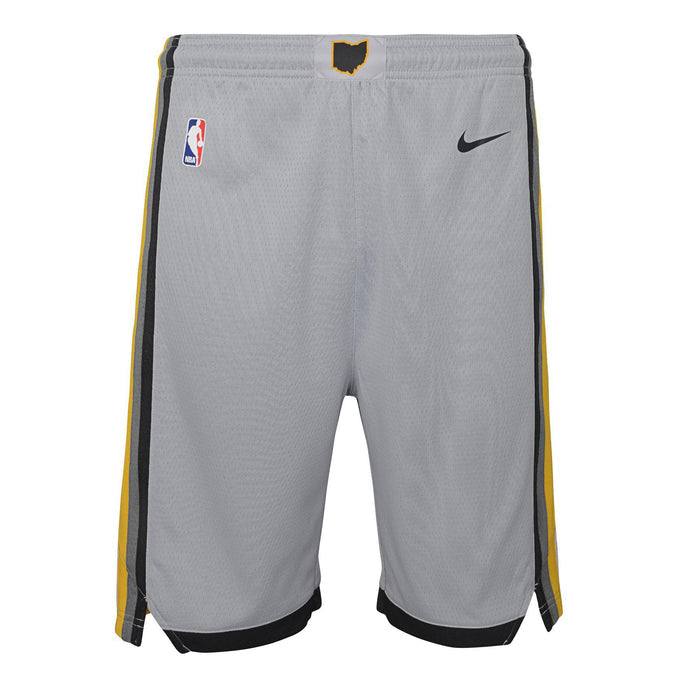 Nike NBA Youth Cleveland Cavaliers City Edition Swingman Shorts, Grey