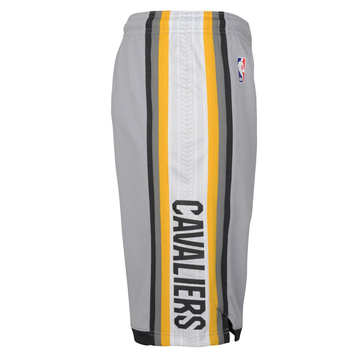 Nike NBA Youth Cleveland Cavaliers City Edition Swingman Shorts, Grey