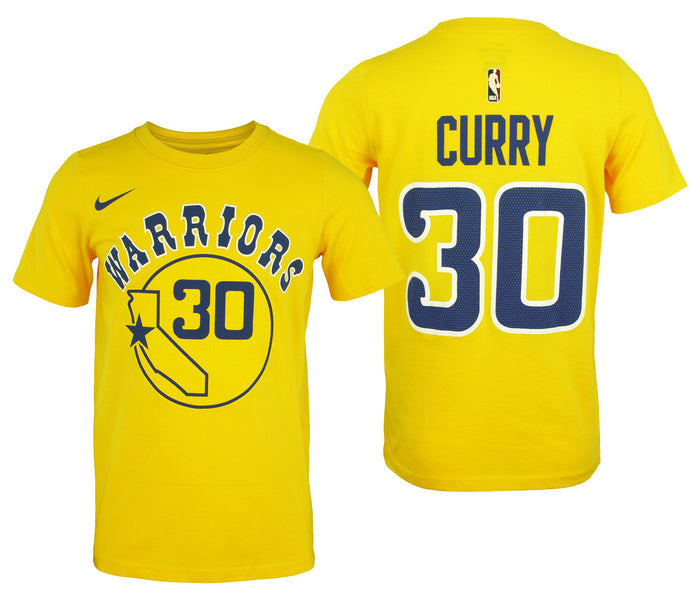 Nike NBA Youth Golden State Warriors Stephen Curry #30 Hardwood Classics Dry Fit Tee