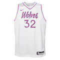 Nike NBA Youth Minnesota Timberwolves Towns #32 Swingman City Edition Jersey