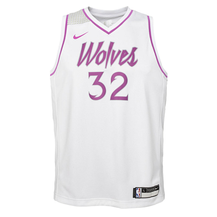 Nike NBA Youth Minnesota Timberwolves Towns #32 Swingman City Edition Jersey