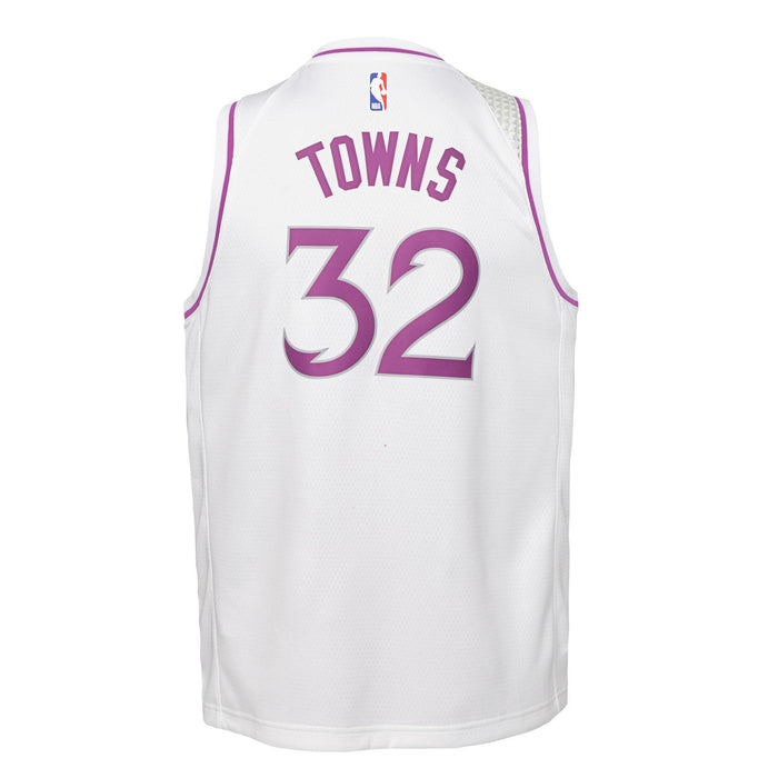 Nike NBA Youth Minnesota Timberwolves Towns #32 Swingman City Edition Jersey