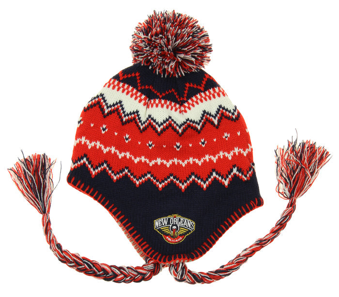 NBA Youth New Orleans Pelicans Tassle Knit Hat With Pom