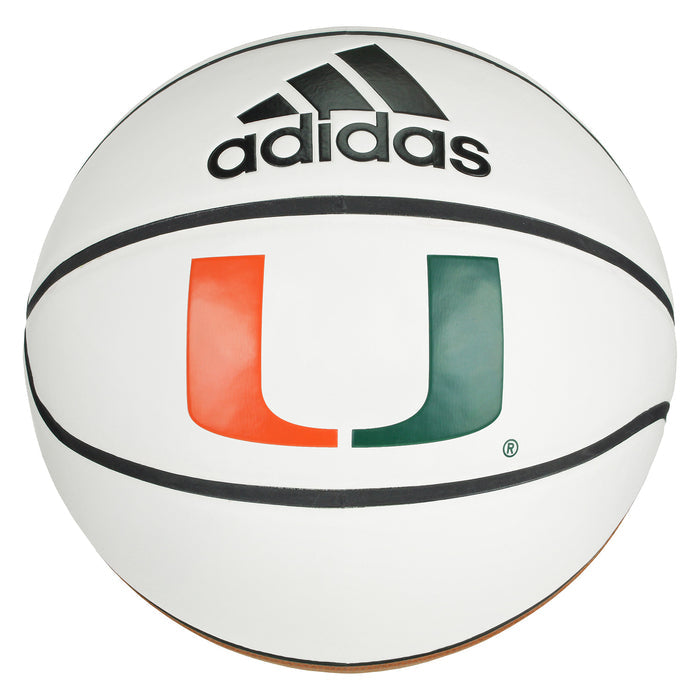 Adidas NCAA Miami Hurricanes Autograph Basketball, Size 7
