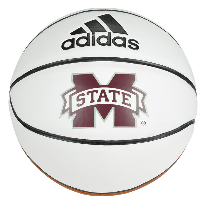 Adidas NCAA Mississippi State Bulldogs Mini Autograph Basketball, Size 3