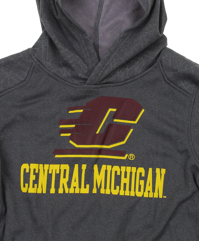 NCAA Youth Central Michigan Chippewas Performance Hoodie, Gray