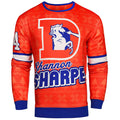 NFL Men's Denver Broncos Shannon Sharpe #84 Retired Player Ugly Sweater