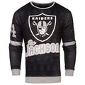 NFL Men's Los Angeles Raiders Bo Jackson #34 Retired Player Ugly Sweater