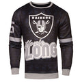 NFL Men's Oakland Raiders Howie Long #75 Retired Player Ugly Sweater