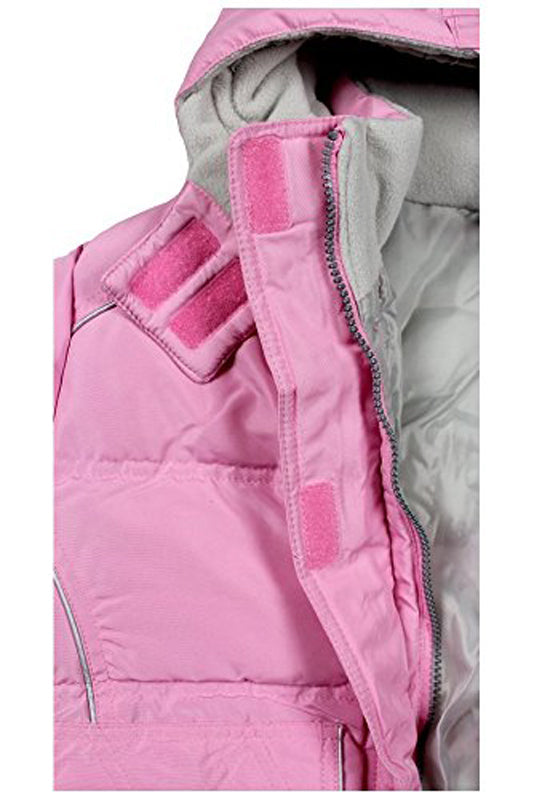NHL Hockey Youth Girl's New York Rangers Winter Hooded Jacket, Pink