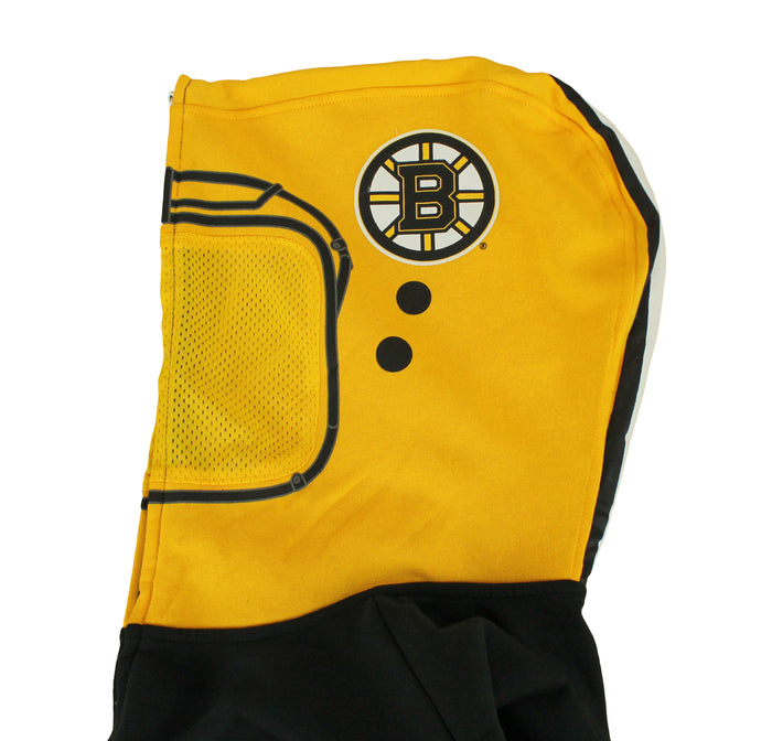 NHL Youth Boston Bruins Full Zip Helmet Masked Hoodie, Black