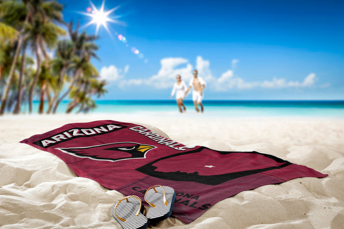 Northwest NFL Arizona Cardinals State Line Beach Towel