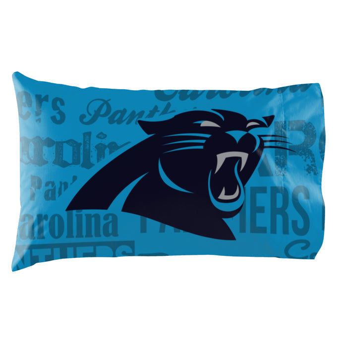 Northwest NFL Carolina Panther Printed Pillowcases Set of 2