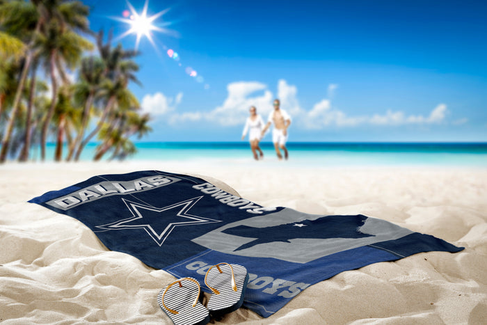 Northwest NFL Dallas Cowboys State Line Beach Towel