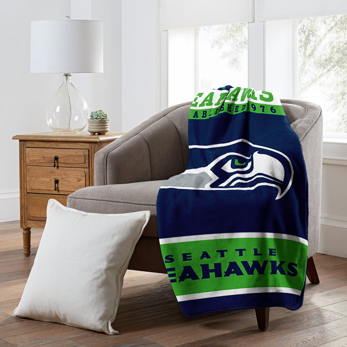 Northwest NFL Seattle Seahawks Raschel Throw Blanket