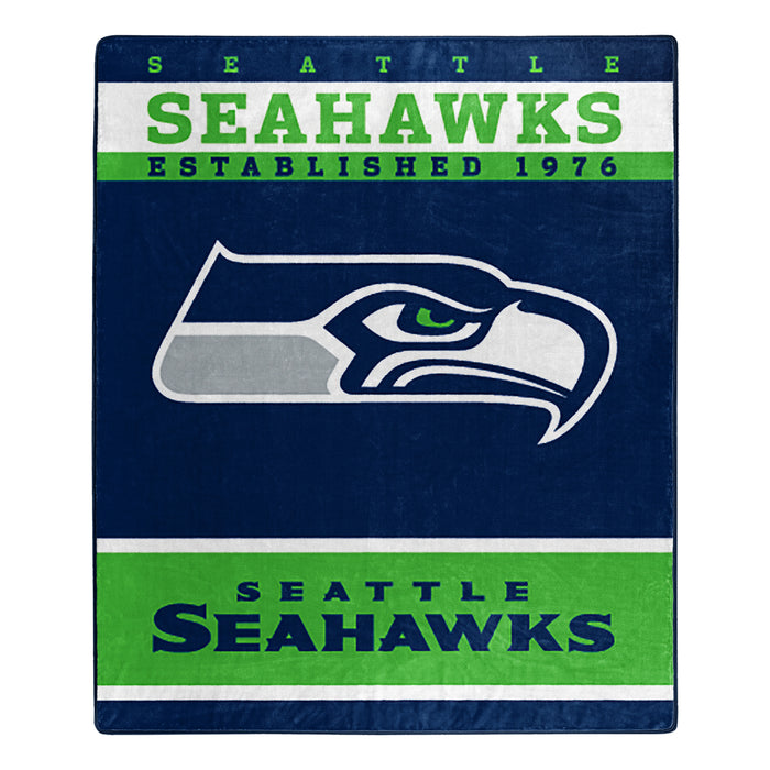 Northwest NFL Seattle Seahawks Raschel Throw Blanket
