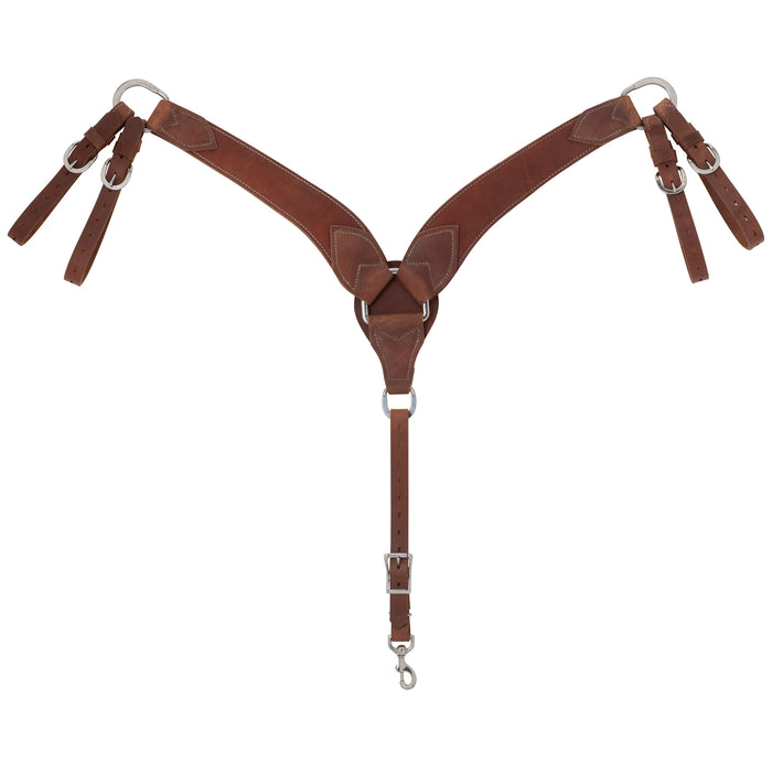 Oiled Hermann Oak Harness Leather Breast Collar