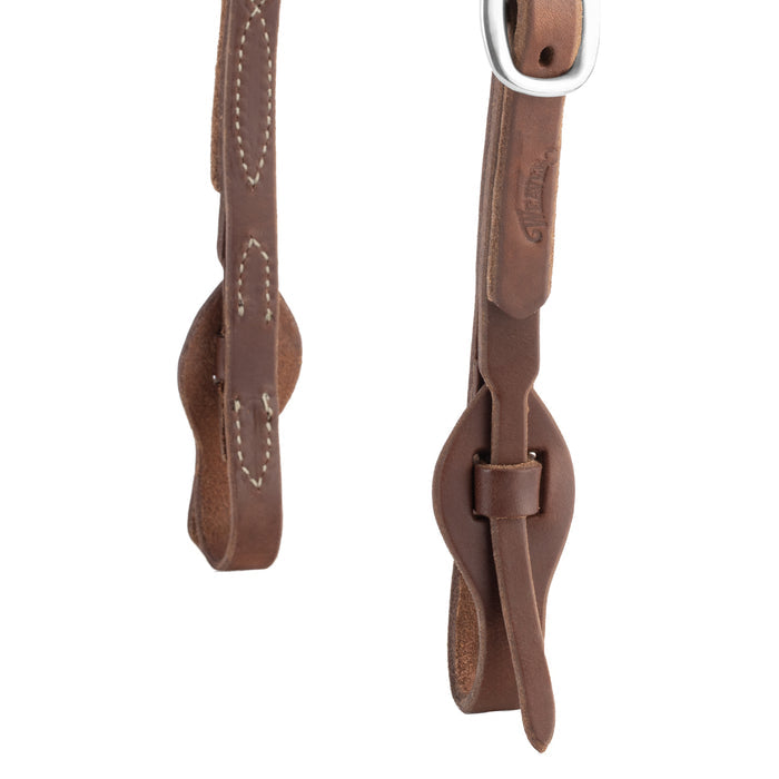 Oiled Hermann Oak Harness Leather Quick Change Headstall