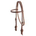 Oiled Hermann Oak Harness Leather Quick Change Headstall