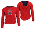 Outerstuff MLB Youth Girls Los Angeles Angels The Closer Pullover Hoodie