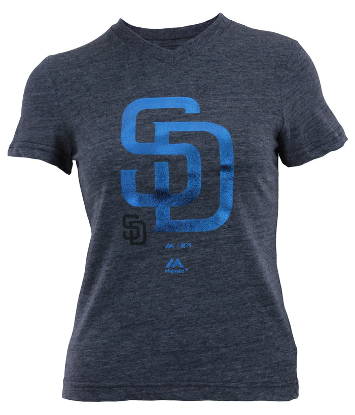 Outerstuff MLB Youth Girl's San Diego Padres Tri-blend Slider Tee