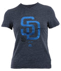 Outerstuff MLB Youth Girl's San Diego Padres Tri-blend Slider Tee