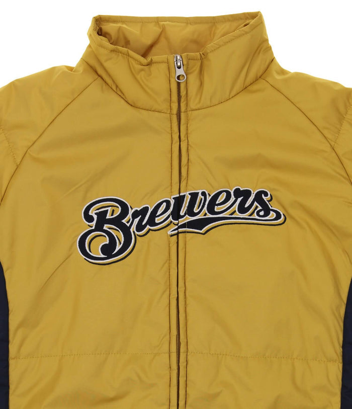 Outerstuff MLB Youth Milwaukee Brewers Double Climate Full Zip Jacket