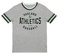 Outerstuff MLB Youth Oakland Athletics Short Sleeve Ringer Tee