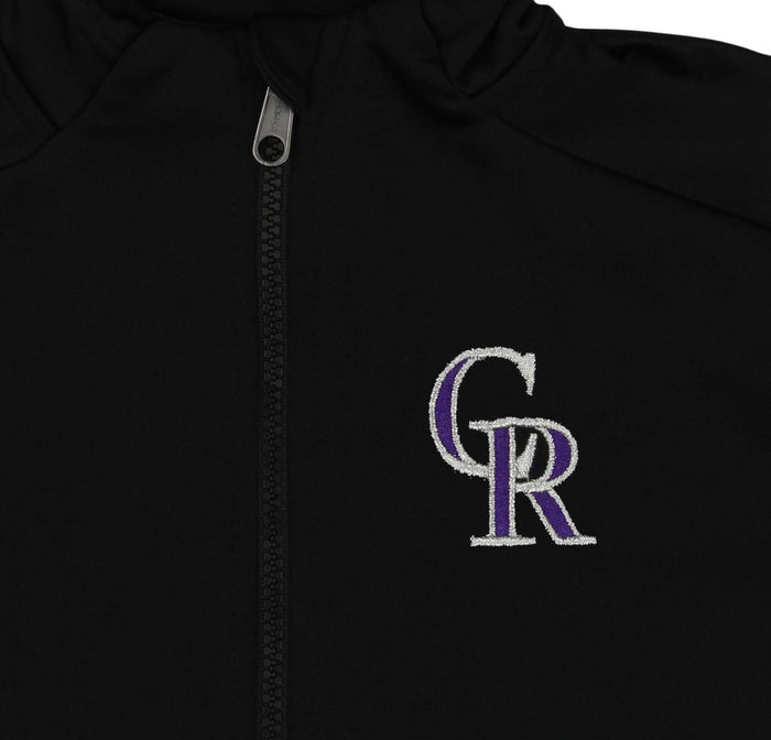 Outerstuff MLB Youth/Kids Colorado Rockies Performance Full Zip Hoodie