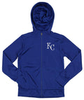 Outerstuff MLB Youth/Kids Kansas City Royals Performance Full Zip Hoodie