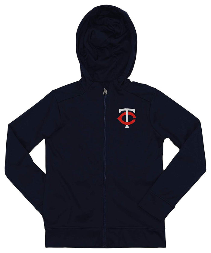Outerstuff MLB Youth/Kids Minnesota Twins Performance Full Zip Hoodie