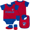 Outerstuff MLS Infants FC Dallas Favorite Creeper, Bib & Bootie Set